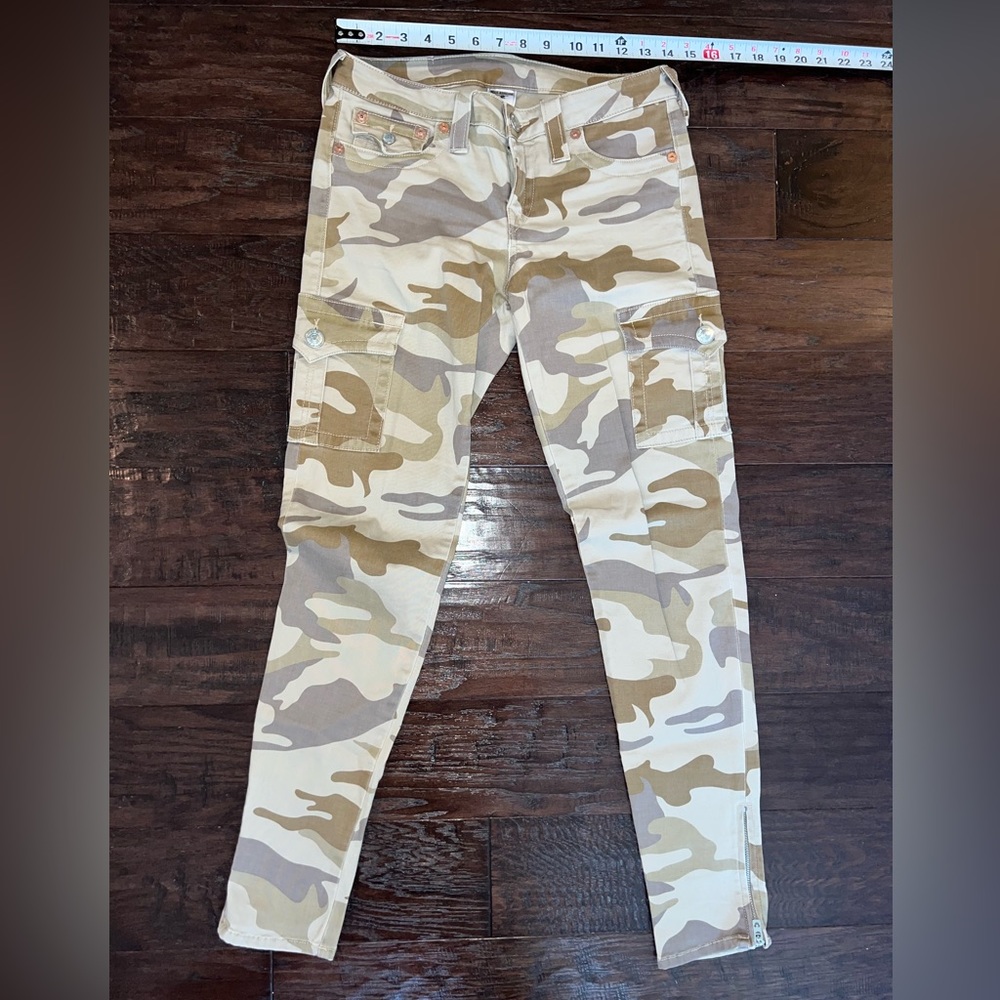 True Religion Camo Cargo Pants